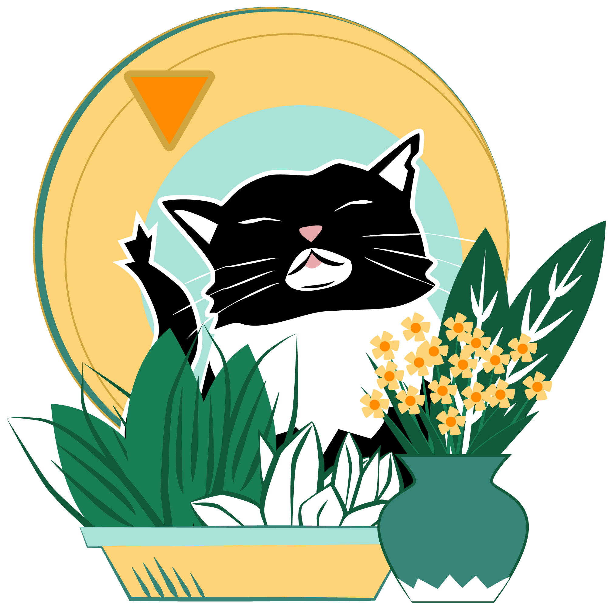 Cat Nap Illustration